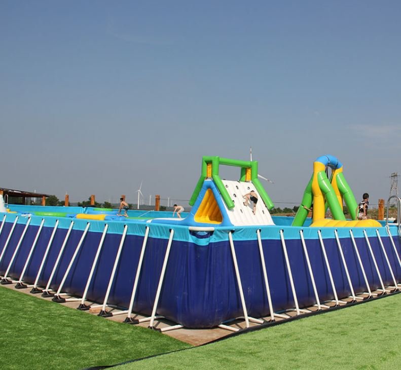 Каркасный летний бассейн для отдыха 10 x 25 x 1,32 метра (рис.4)